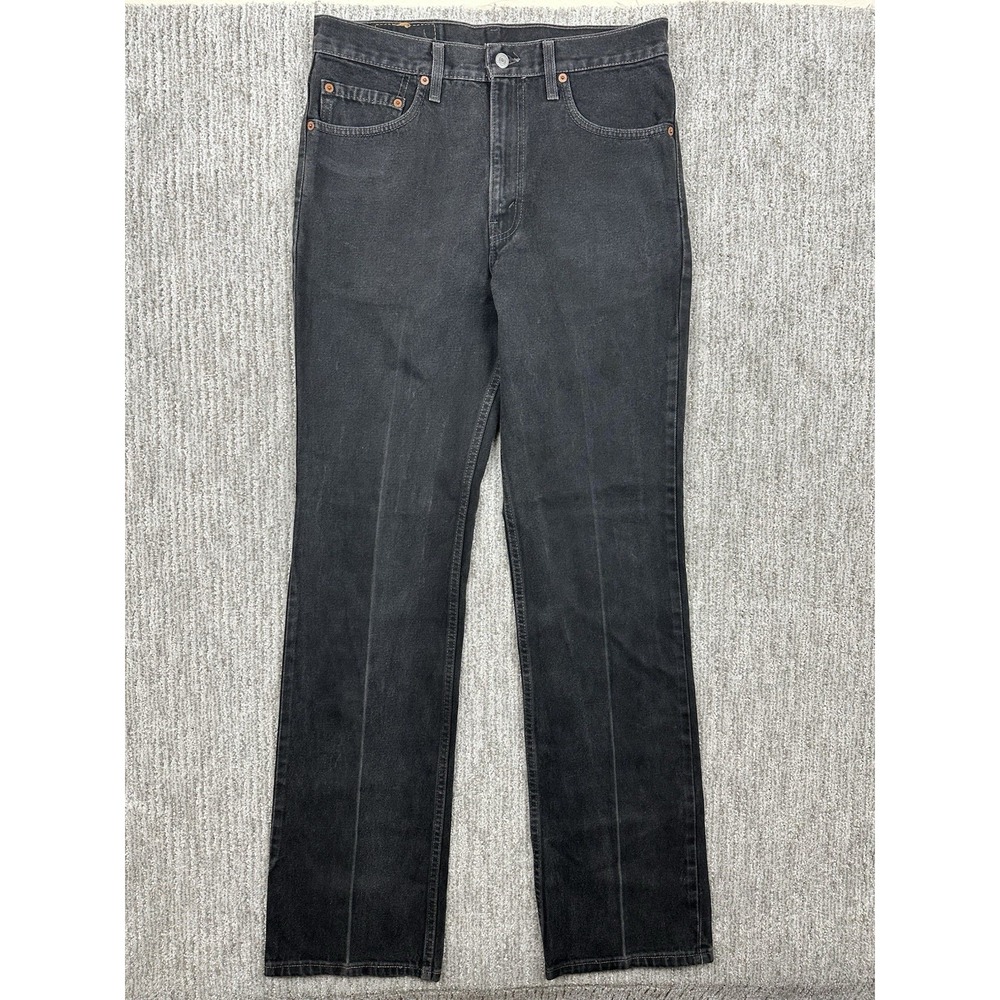 Vintage 90s Levis 517 Jeans Mens 34x36 (fits 33x36) Black Denim Made In USA